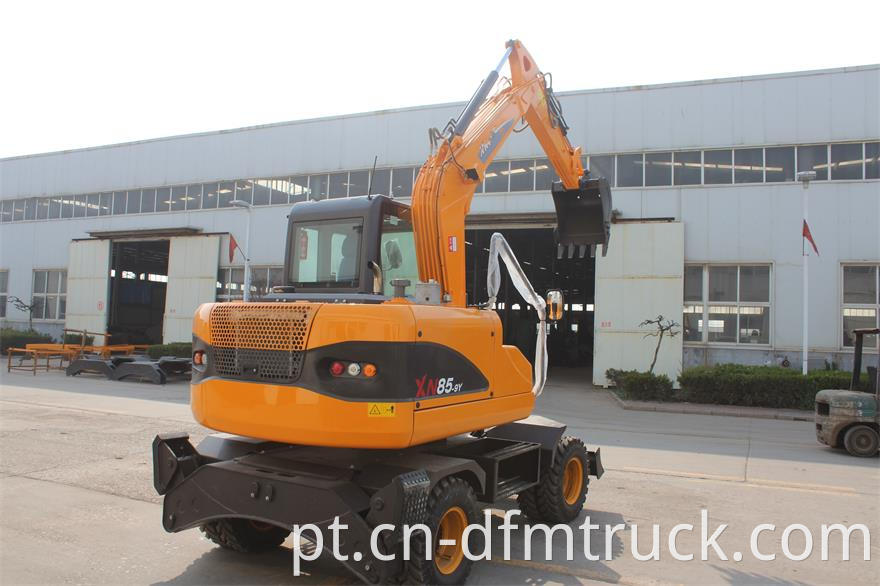 8 ton wheel excavator 10